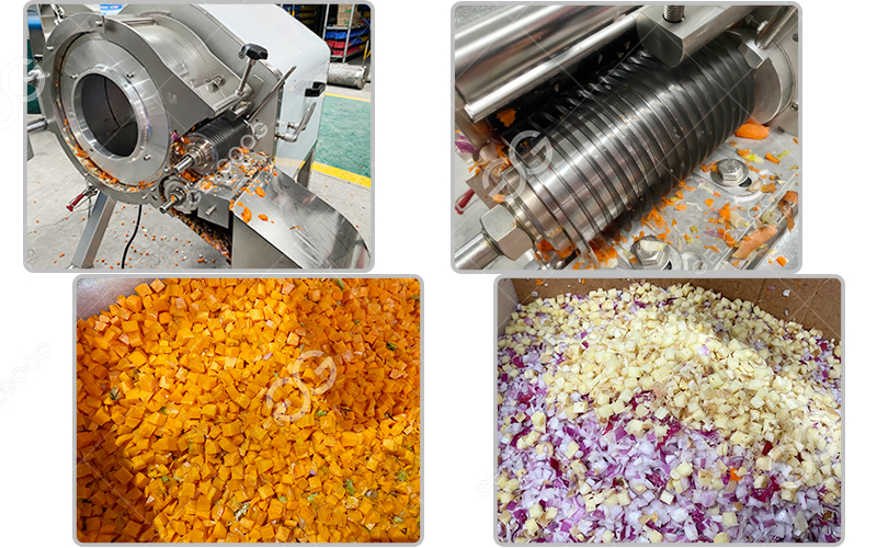 Commercial Potato Cube Cutting Machine 500KG/H