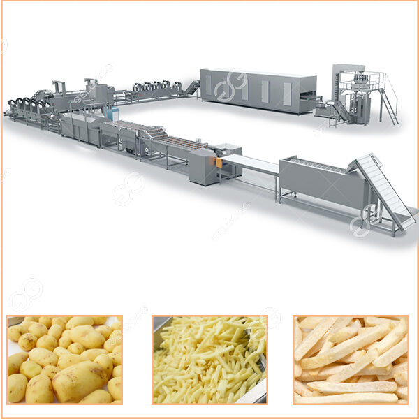 french fries quick frozen production line machine