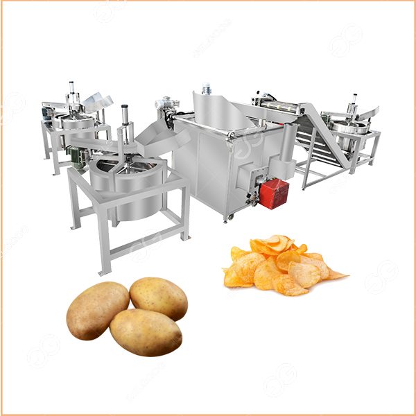 complete line potato chips making machine