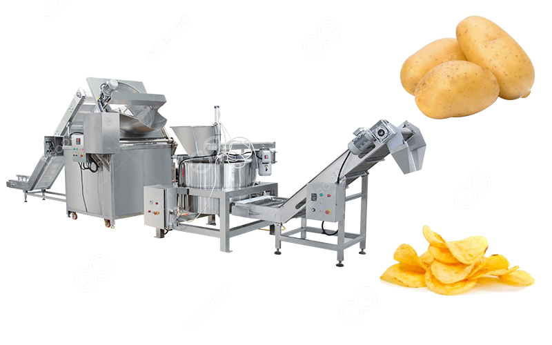 potato chips production machine