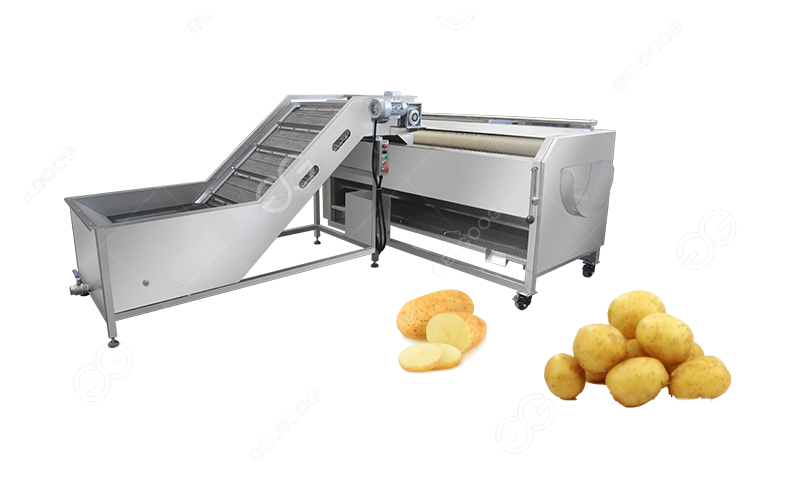 potato washing and peeling machine price