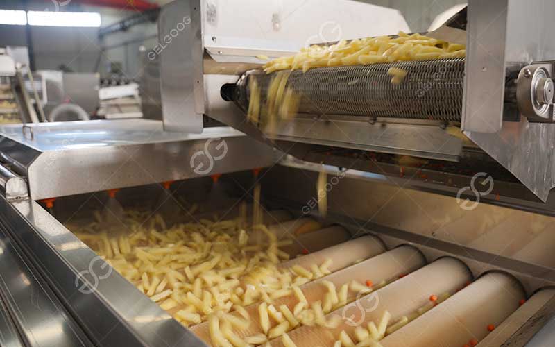 fresh french fries production line